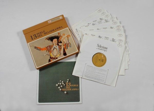 Cofanetto Contenente Raccolta di 10 Dischi in Vinile a 33 Giri