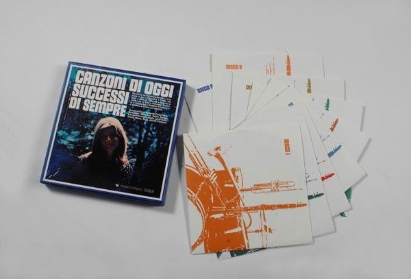 Cofanetto Contenente Raccolta di 10 Dischi in Vinile a 33 Giri