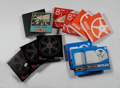 Gruppo di Varie Bobine (13) per Film 8 e Super8, Registrate.