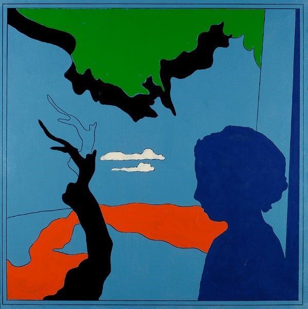 Tano Festa - Figura nel paesaggio