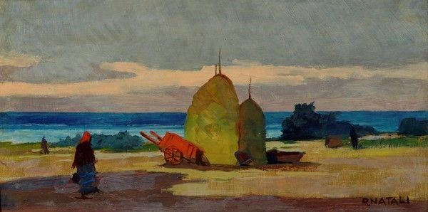 Renato Natali - Pagliai e Carretto Rosso