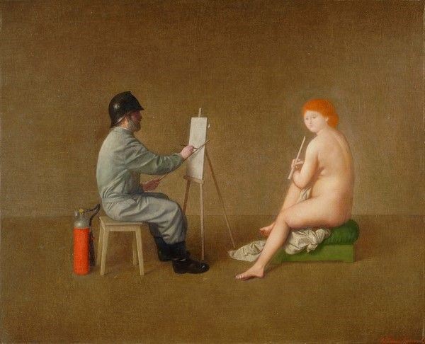 Antonio Bueno - Il pompiere e la modella