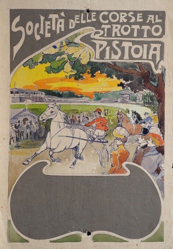 Carlo Casaltoli - Società delle corse al trotto - Pistoia