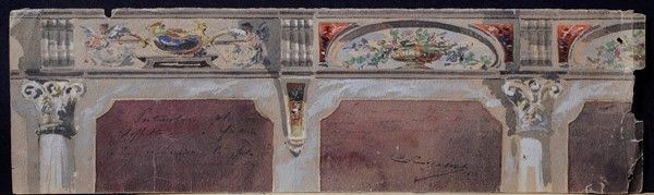 Carlo Casaltoli - Bozzetto per decorazioni
