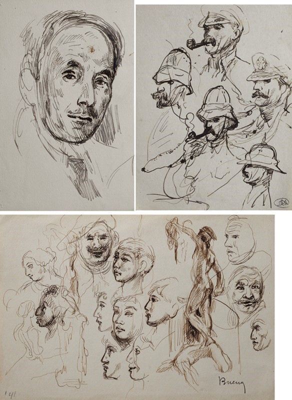 David Abraham Bueno de Mesquita - Ritratto, Studio di volti, Composizione di figure