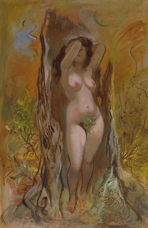 George Grosz : Nudo di donna in piedi  (1940)  - Tecnica mista su carta - Asta Autori del XIX e XX sec. - I - Galleria Pananti Casa d'Aste