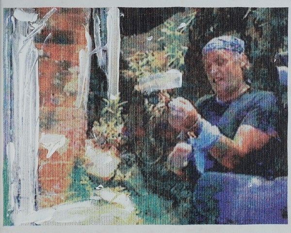 Mario Schifano : The making off-Rio de Janeiro  (1996)  - Smalto e acrilico su tela preparata al computer - Asta Autori del XIX e XX sec. - I - Galleria Pananti Casa d'Aste