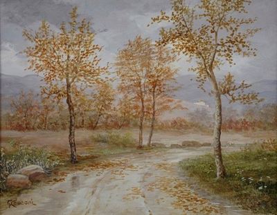 Strada con Alberi