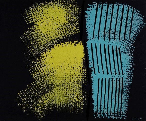 Hans Hartung : Senza Titolo  (1973)  - Acrilico su tela, - Auction Autori del XIX e XX sec. - I - Galleria Pananti Casa d'Aste