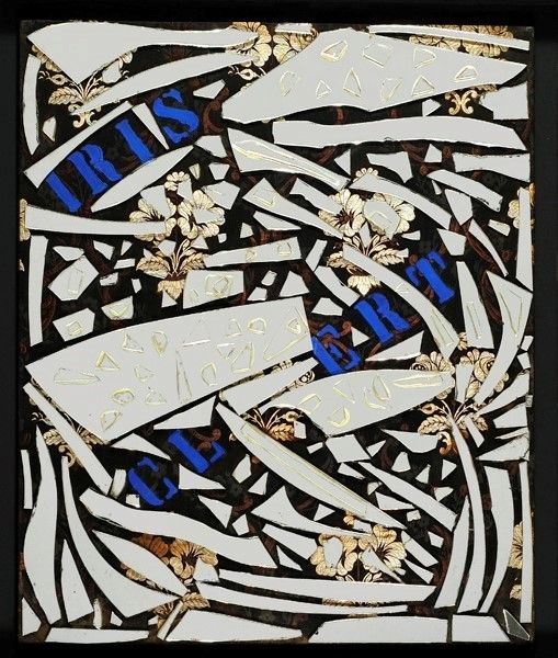 Enrico Baj : Portrait de Iris Clet  (1960)  - Tecnica mista e collage di vetri su tessuto riportato su tavola - Asta Autori del XIX e XX sec. - I - Galleria Pananti Casa d'Aste