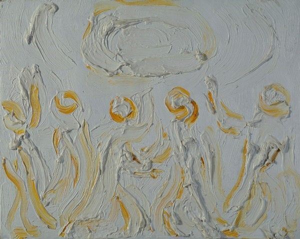 Virgilio Guidi : Figure agitate  (1979)  - Olio su tela - Auction Autori del XIX e XX sec. - I - Galleria Pananti Casa d'Aste