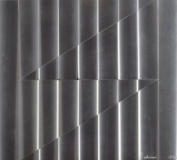 Getulio Alviani : Superficie a testura vibratile  (1978)  - Alluminio - Asta Autori del XIX e XX sec. - I - Galleria Pananti Casa d'Aste
