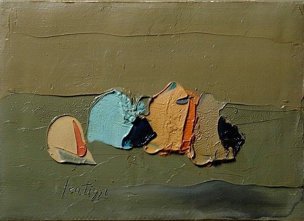 Sergio Scatizzi : Natura morta  (anni '70)  - Olio su tela - Auction STORART: Dipinti, oggetti, arredi dal XVII al XX sec. - II - Galleria Pananti Casa d'Aste