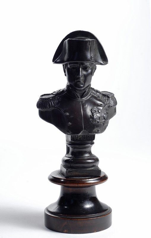 Anonimo, XX sec. : Busto di Napoleone  - Metallo brunito - Auction STORART: Dipinti, oggetti, arredi dal XVII al XX sec. - II - Galleria Pananti Casa d'Aste