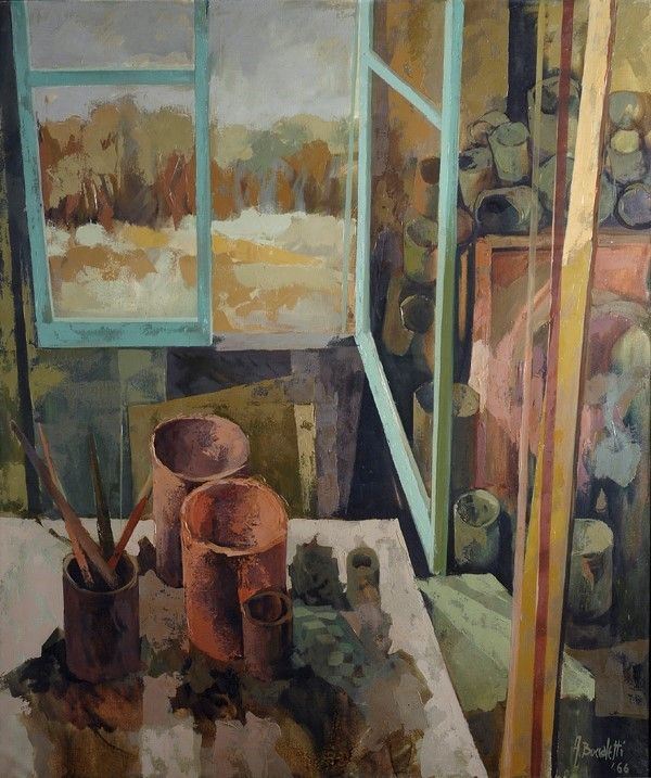 Adriano Boccaletti - Interno di studio