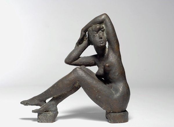 Anonimo, XX sec. : Nudo di donna  - Bronzo - Asta STORART: Dipinti, oggetti, arredi dal XVII al XX sec. - II - Galleria Pananti Casa d'Aste