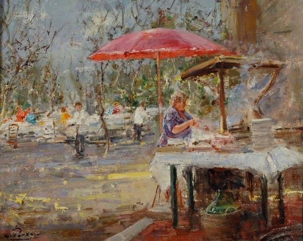 Giovanni Panza - Preparativi per il Banchetto.