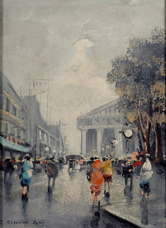 Konstantin Alekseevic Korovin - Passeggiata a Parigi