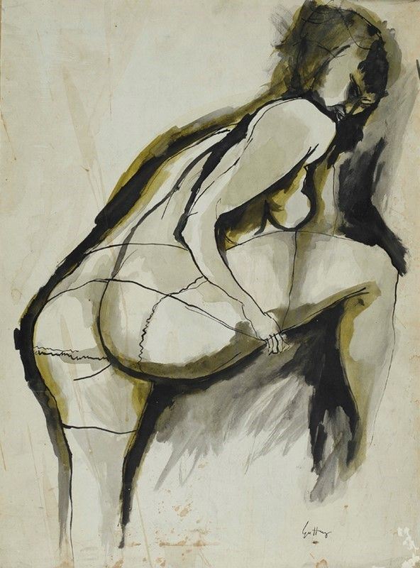 Renato Guttuso - Nudo di Donna