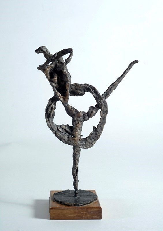 Raffaello Arcangelo Salimbeni : Piccola ballerina con tutu  (1957)  - Bronzo - Auction Autori del XIX e XX sec. - Galleria Pananti Casa d'Aste