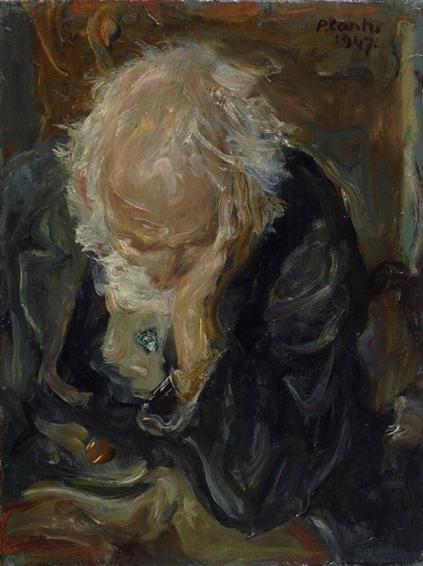 Primo Conti : Ritratto di vecchio  (1947)  - Olio su tela - Auction STORART - ARTE MODERNA E CONTEMPORANEA - IV - Galleria Pananti Casa d'Aste