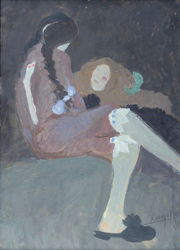 Lorenzo Viani - Bambina Seduta
