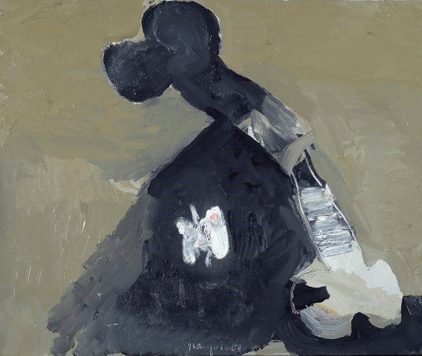 Alberto Gianquinto : Senza titolo  (1963)  - Olio su tela - Asta Autori del XIX e XX sec. - Galleria Pananti Casa d'Aste