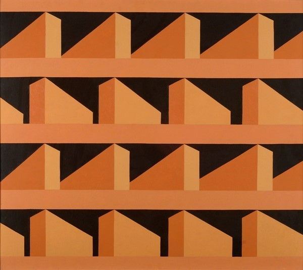 Luciano Ori : La finestra del granaio  (1957)  - Acrilico su faesite - Asta Autori del XIX e XX sec. - Galleria Pananti Casa d'Aste