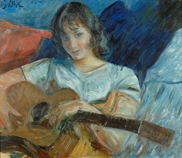 Paulo Ghiglia - Ragazza con chitarra