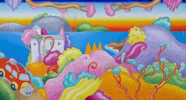 Luca Alinari : Paesaggio  - Tecnica mista su tavola - Auction Autori del XIX e XX sec. - I - Galleria Pananti Casa d'Aste
