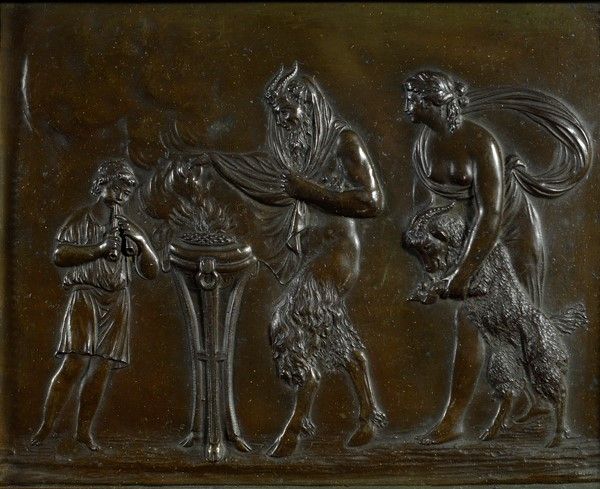 Anonimo, XIX Sec. - Scene Bacchiche
