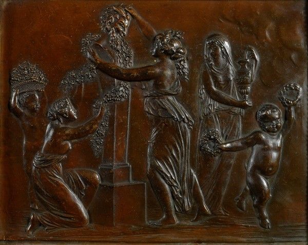 Anonimo, XIX Sec. - Scene Bacchiche