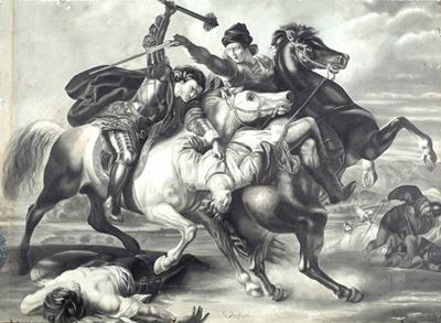 La Battaglia di Montaperti (da Luigi Sabatelli)