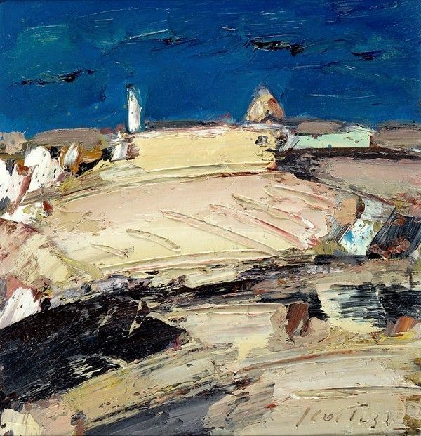 Sergio Scatizzi : Paesaggio  - Olio su faesite - Auction Autori del XIX e XX sec. - I - Galleria Pananti Casa d'Aste