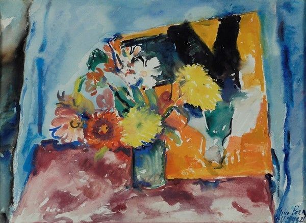 Gino Pozzi - Natura Morta con Fiori