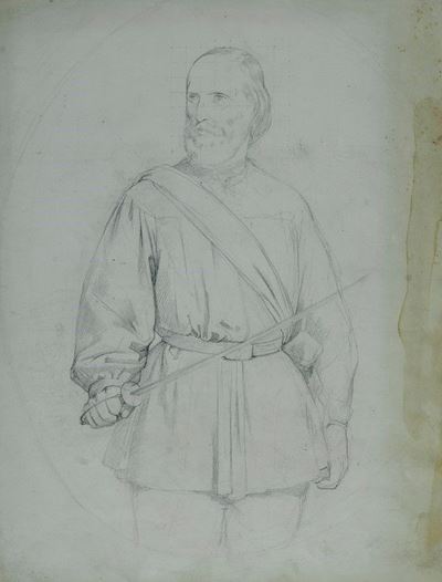 Studio per Ritratto di Garibaldi