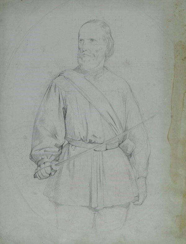 Cosimo Conti - Studio per Ritratto di Garibaldi