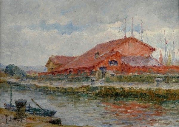 Oreste Paltrinieri - Lungo il molo di Viareggio