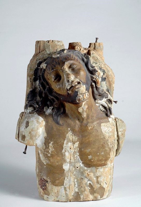 Scuola Toscana, XV sec. - Busto di Cristo
