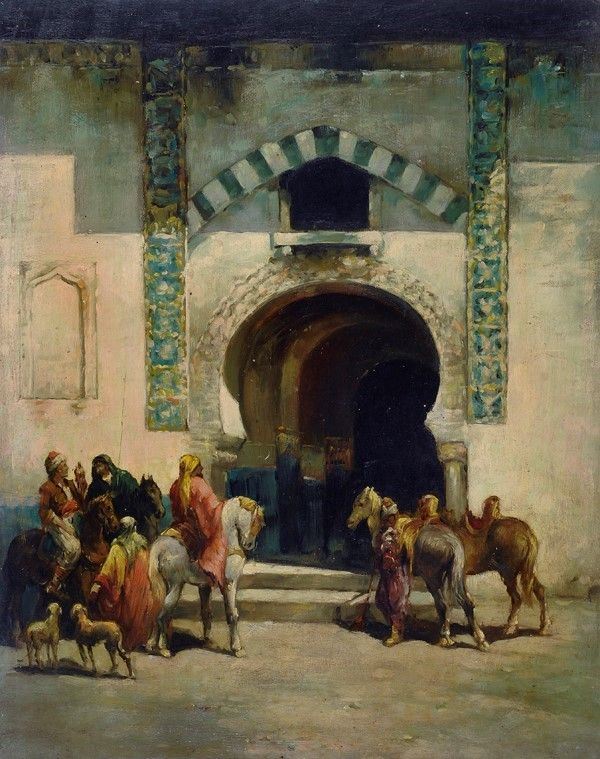 Anonimo, XIX sec. - La porta della moschea