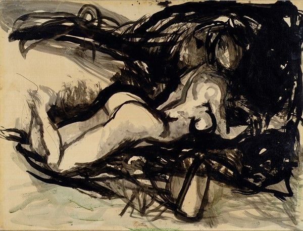 Renato Guttuso - Nudo Disteso