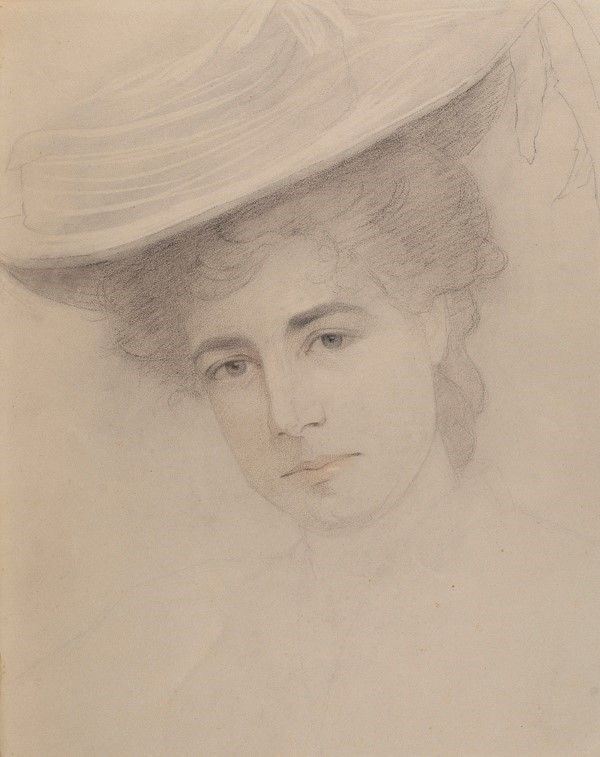 Fillide Levasti - Donna con cappello