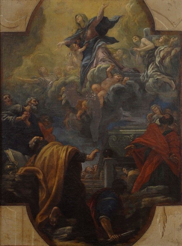Assunzione della vergine (primo bozzetto per il soffitto della Santissima Annunziata a Firenze)