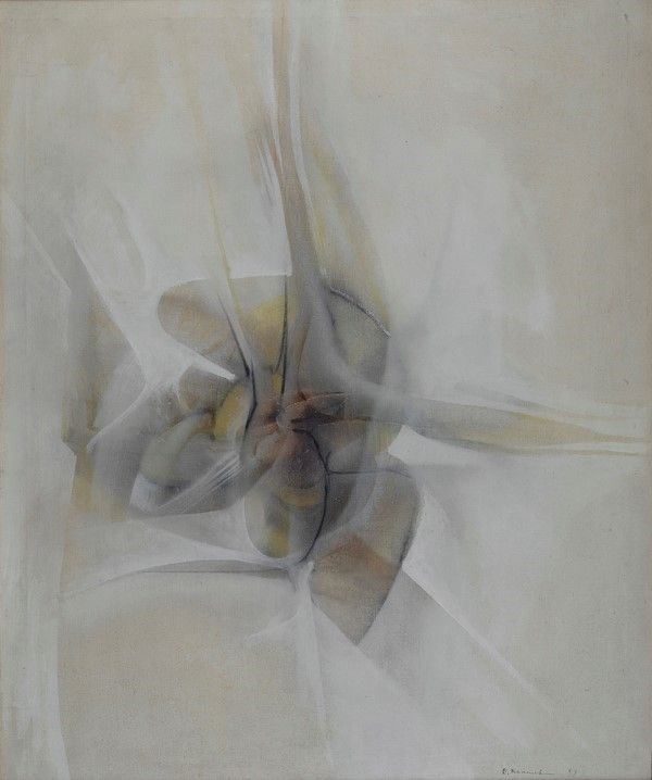 Edoardo Franceschini : Senza titolo  (1959)  - Olio su tela - Auction Autori del XIX e XX sec. - I - Galleria Pananti Casa d'Aste