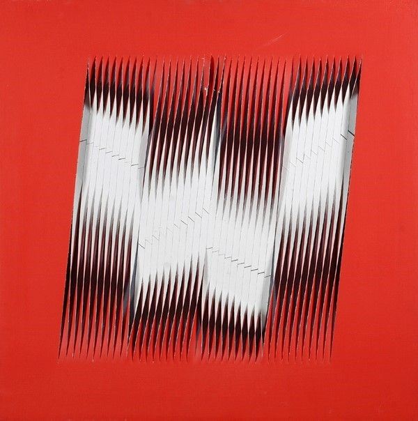 Giopp&#233; Di Bella : Senza titolo  (1986)  - Tecnica mista su tela - Asta Autori del XIX e XX sec. - I - Galleria Pananti Casa d'Aste