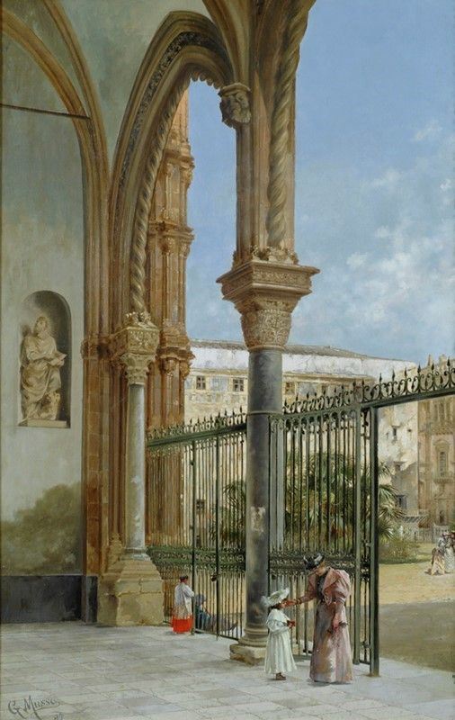 Gaetano Musso - Il portico della Cattedrale di Palermo