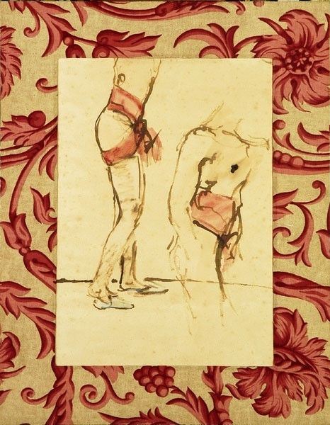 Filippo de Pisis : Studio per nudo  - Acquarello su carta - Asta Autori del XIX e XX sec. - I - Galleria Pananti Casa d'Aste