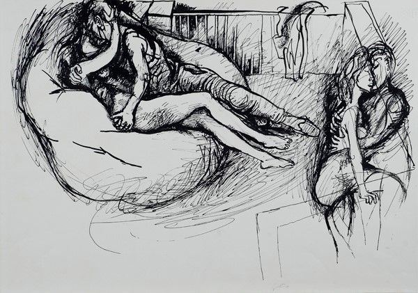 Renato Guttuso - Amanti