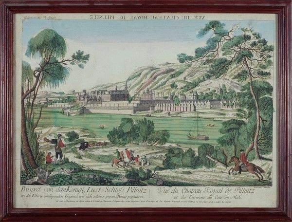 Viso D'una Torre di Guardia Allato delle Coste di Britannia; Vista del Castello Reale di Pillintz