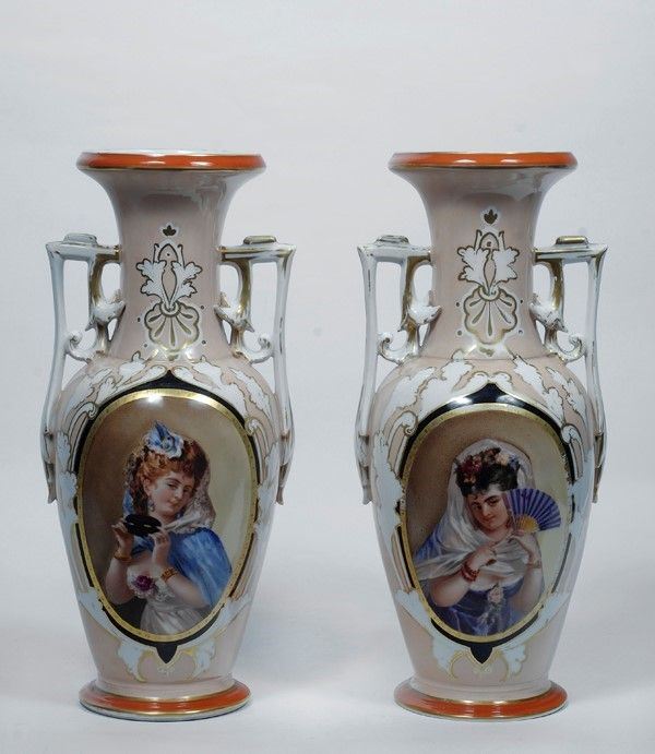 Coppia di Vasi Biansati